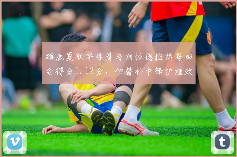雄鹿夏联字母哥与利拉德挡拆每回合得分1.12分，但替补中锋护框效率垫底